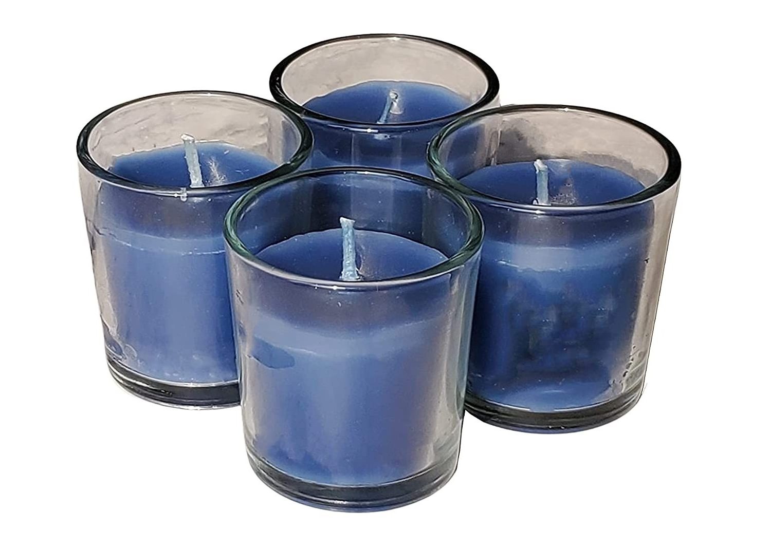 Handmade Best sell products 10oz Frosted Clear Sublimation Blanks Small Tealight Glass Candle Jar With Wooden Lid