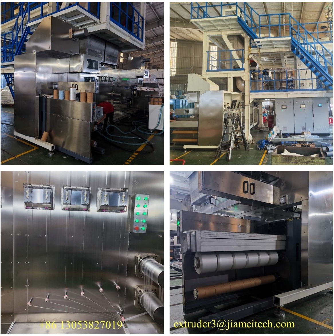 FDY PP multifilament yarn spinning extrusion machine/ polypropylene textile spin draw wind line