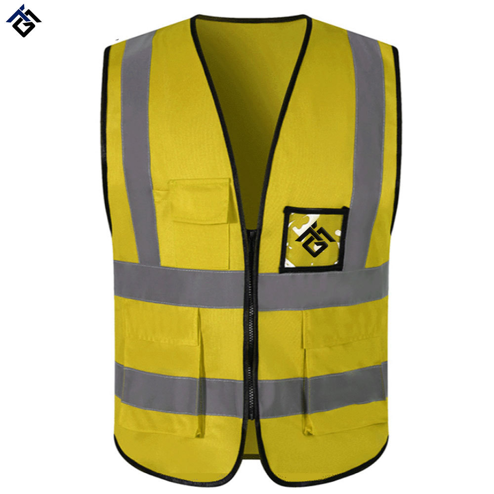 Cheap Price Premium Quality Vest Factory Direct Sale High Visibility Custom Logo Breathable Sleeveless Work Wear Vest