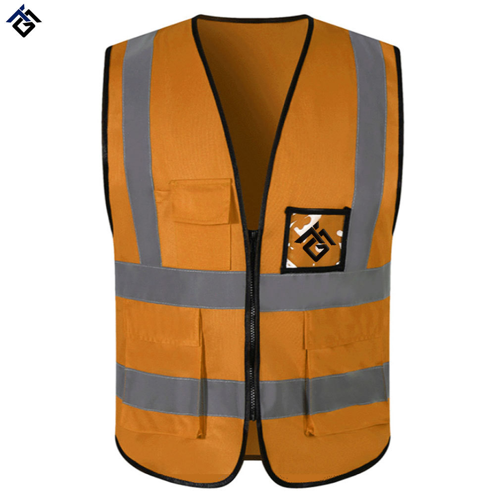 Cheap Price Premium Quality Vest Factory Direct Sale High Visibility Custom Logo Breathable Sleeveless Work Wear Vest