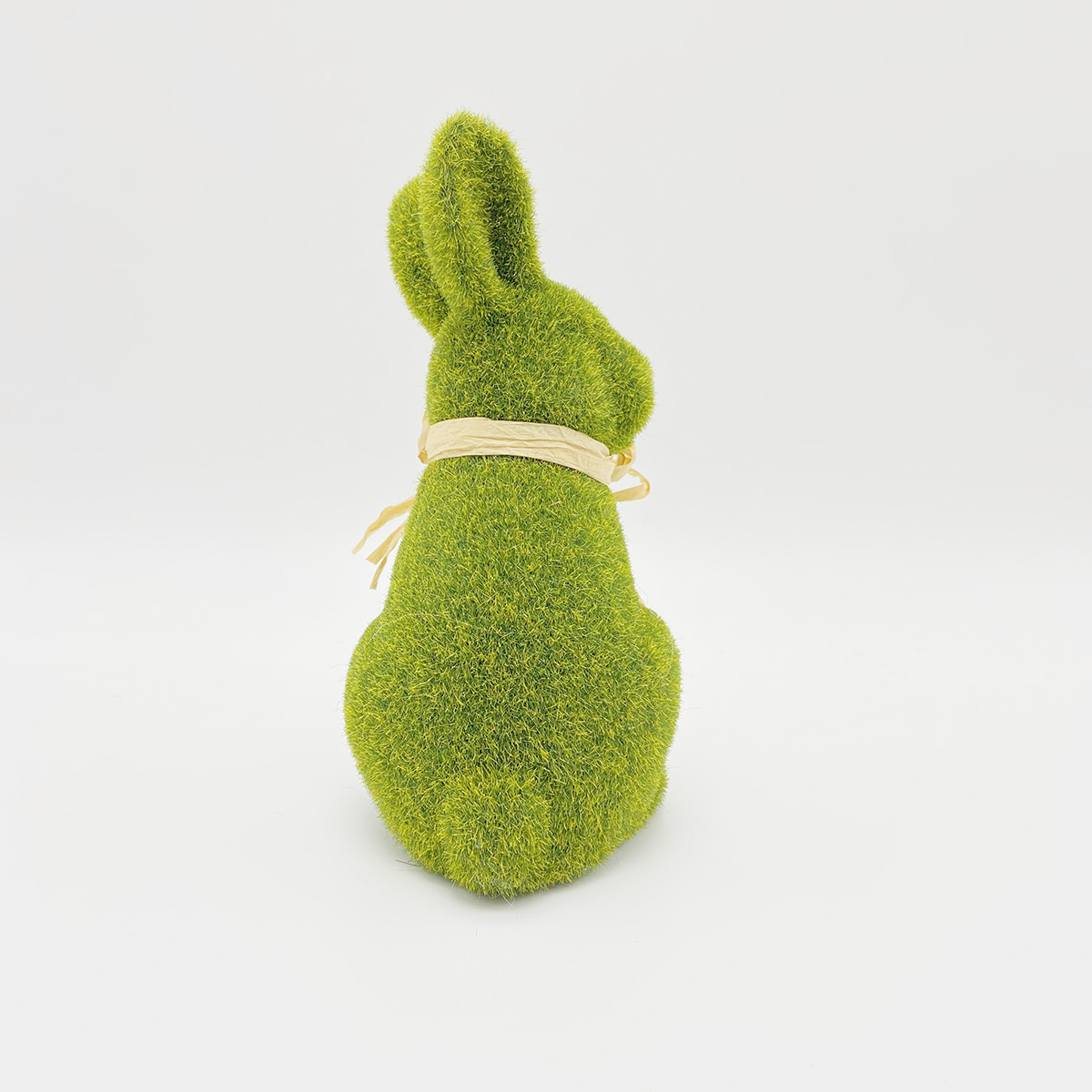 Factory wholesale Easter Decoration flocked bunny decor Spring Moss Rabbit decorate Garden event party supplies