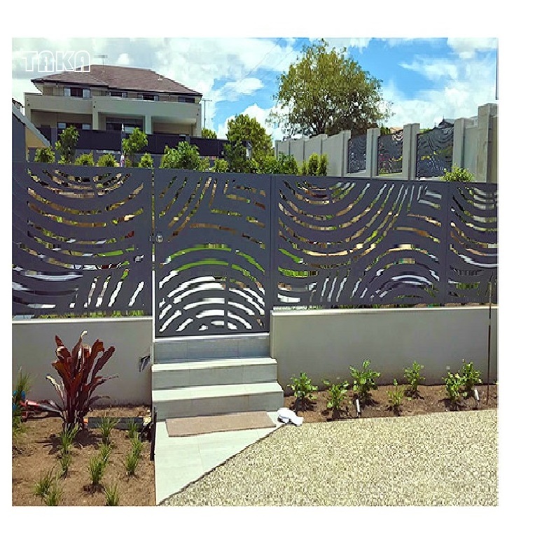 Customized Laser-Cut Metal Decorative Privacy Garden Panels Aluminum Fence Sheet Mental Panels Stainless Steel Metal Sheet