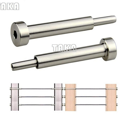 1/8" Invisible Turnbuckle Kit, T316 Stainless Steel Cable Railing Hardware Kit, for Deck Stair Wood & Metal Post Cable Railing