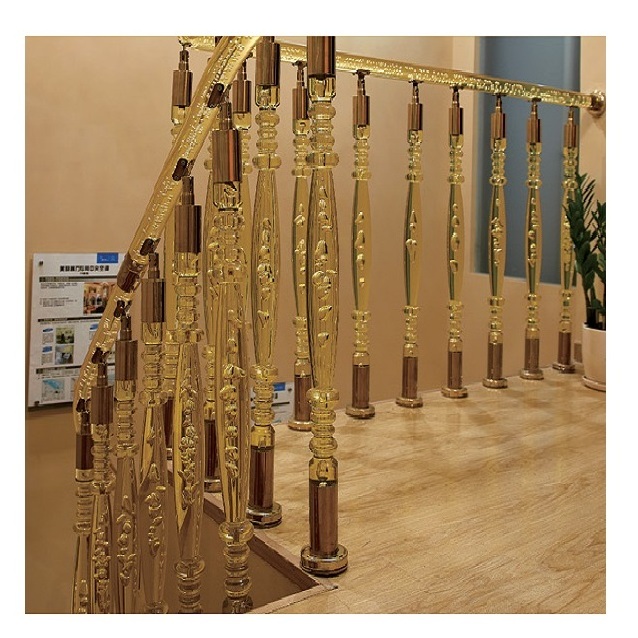 TAKA Crystal Modern Design Injection Molding Acrylic Stair Railing Post For Balcony/Staircase Baluster Railing