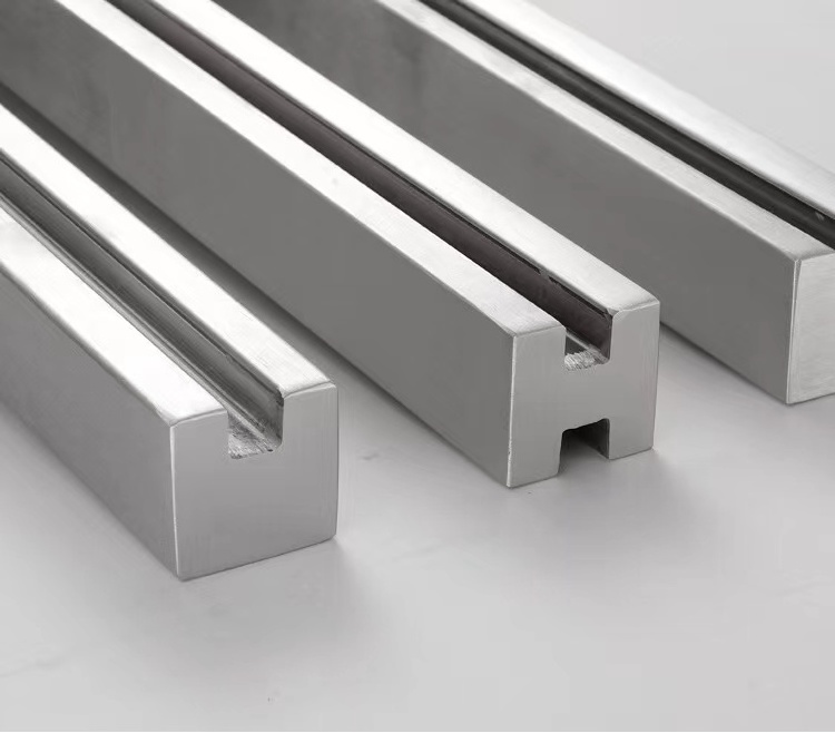 TAKA Stainless steel/aluminum stairs slot tube post for glass railing glass balustrade for balcony stair railing