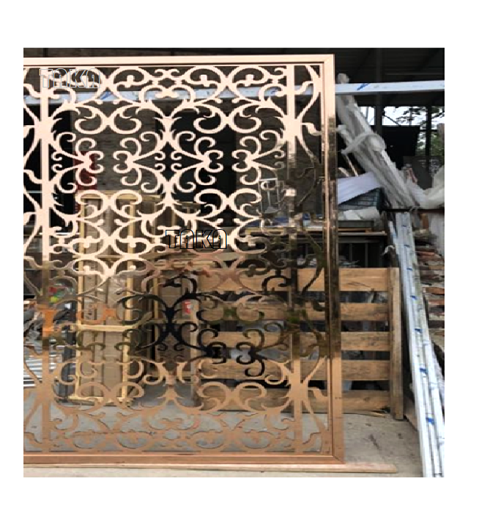 Customized Decorative Laser Cut Panels Stainless Steel Metal Room Dividers indoor and outdoor Mental Screen Dividers