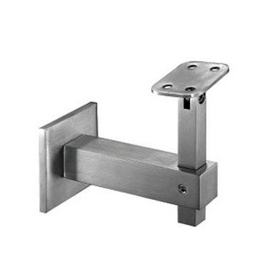 TAKA Adjustable Angle Adjustable (From 0 to 270) Wall Square Handrail Brackets for Stair Handrail Flat Baluster Handrail