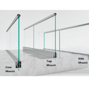 mill aluminum u channel deck stair  european  glass railing for square frameless railing aluminum prices railings