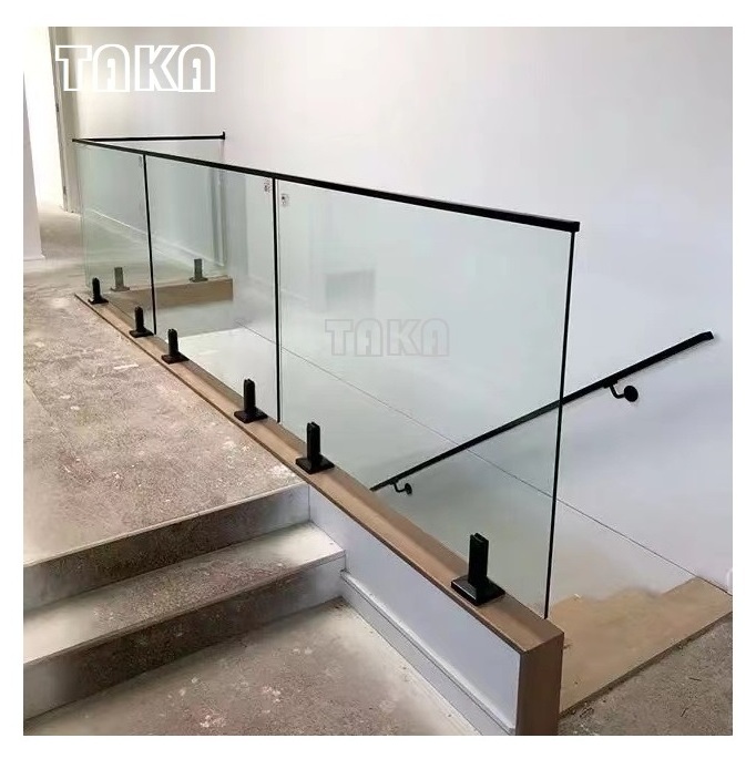 High Quality Factory Direct duplex stainless steel spigot frameless railing balustrade Handrail for pool fence glass spigot