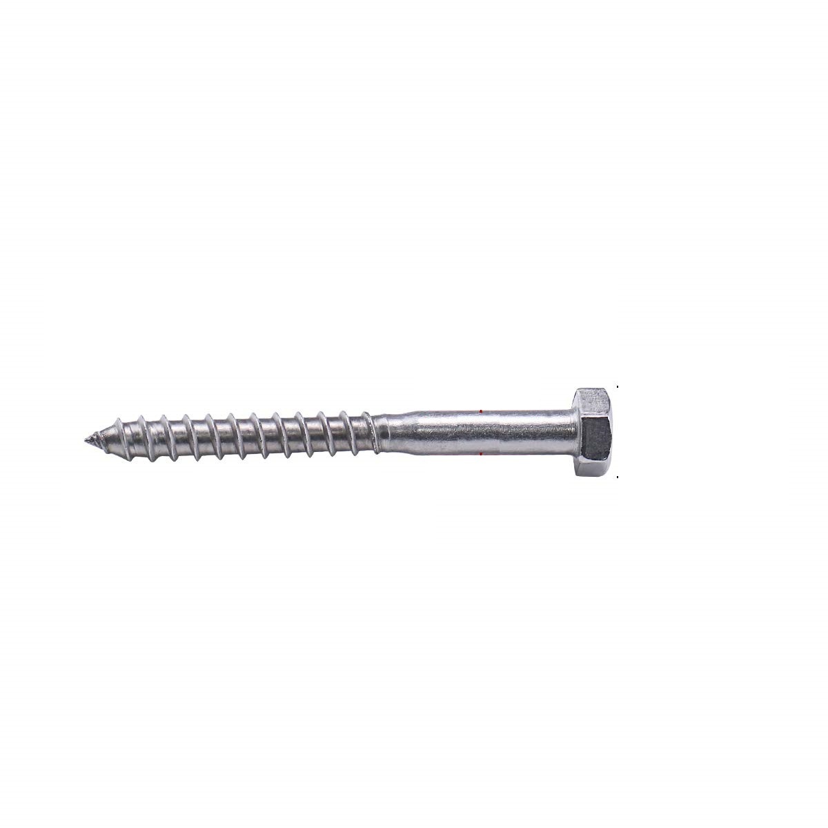 TAKA Customized Hex Head Lag Bolt Screws for Wood Post Deck Railing Baluster with Stainless Steel Fender Washer Cable Railing