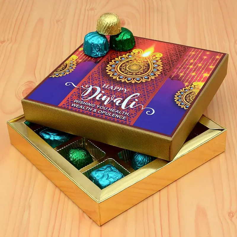 Custom Logo Disposable Paper Arabic Food Dates Dried Nuts Candy Baklava Packaged Dry Fruits Diwali Gift Packing Box