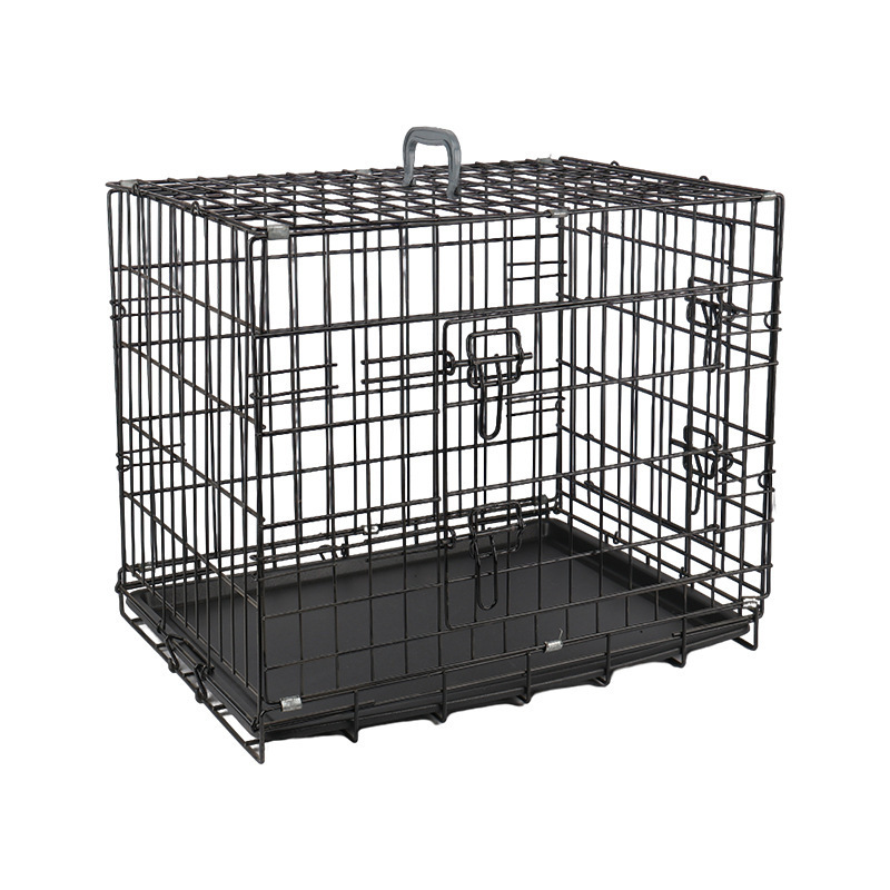 Multiple Sizes Metal Collapsible Dog Cage Foldable Dog Cage Dog Cages Metal Kennels With Toilet