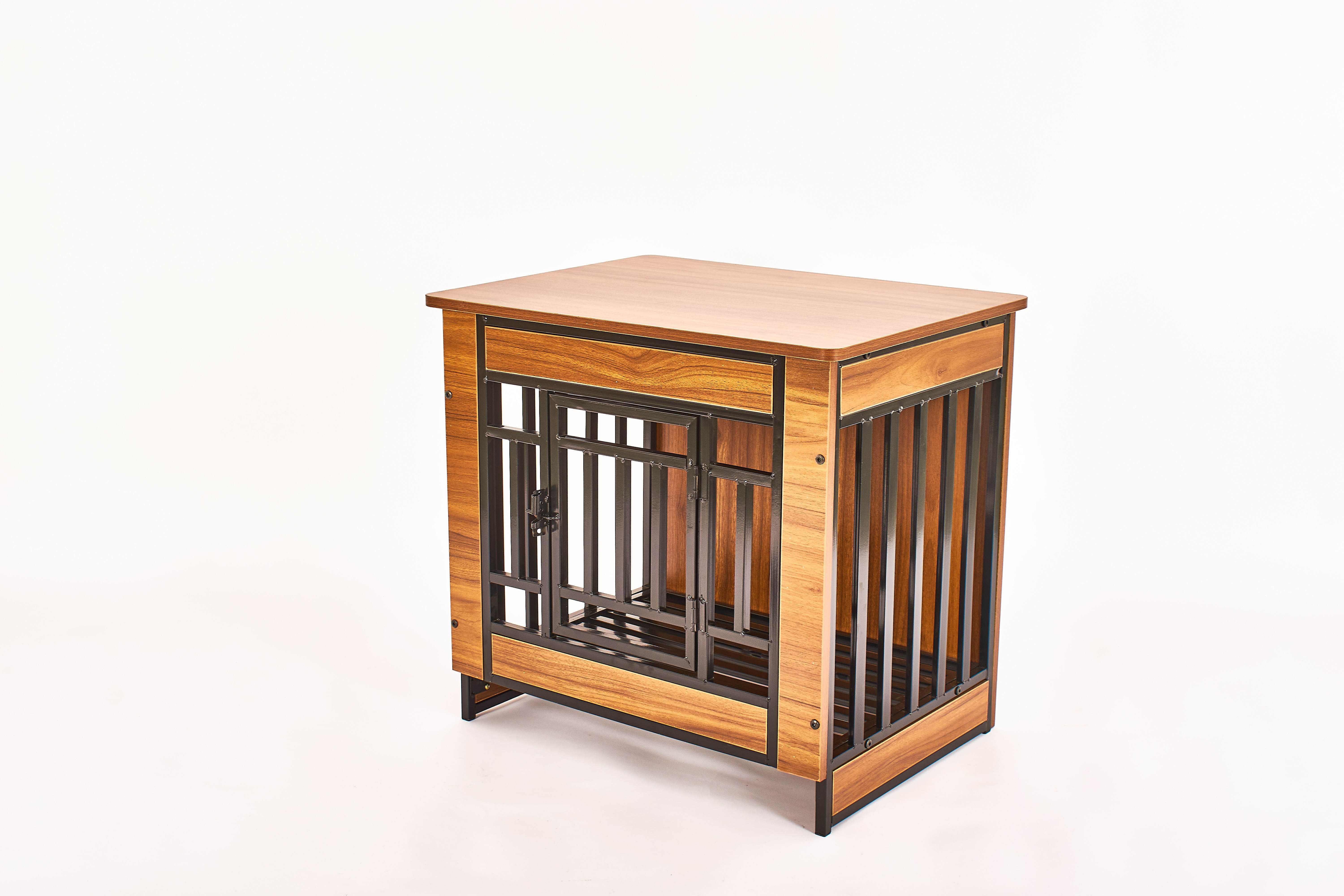 Wooden Dog Cage Portable Dog Furniture Cage House Indoor Stackable Dog Kennels Cages