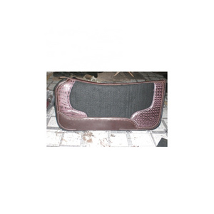 Wool Felt Horse Western Felt Saddle Pad Horse Saddle Alligator print Felt Pad