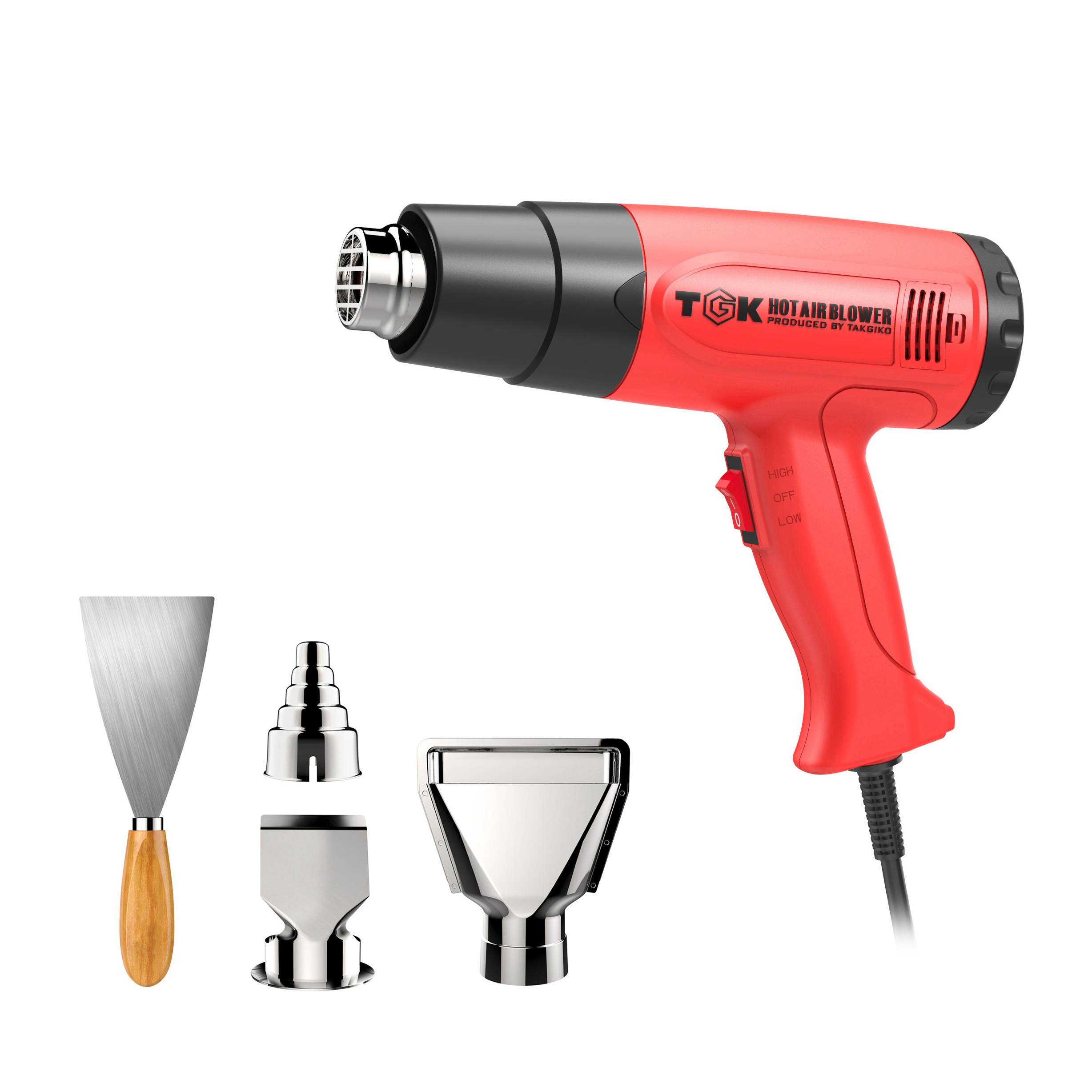 HG6617 1600W Adjustable Hot Air Embossing Heat Gun Temperature Portable Shrink Heat Gun