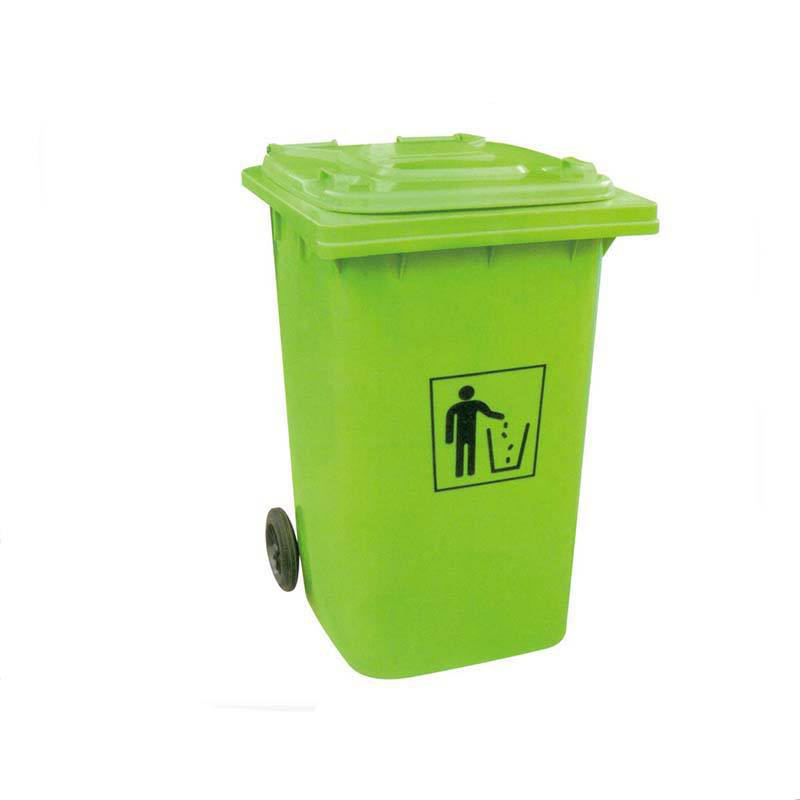 Plastic Outdoor Large Garbage Bins 240 Litre Wheelie Bin Plastic Dustbin Recyclable Waste Bin With Wheels