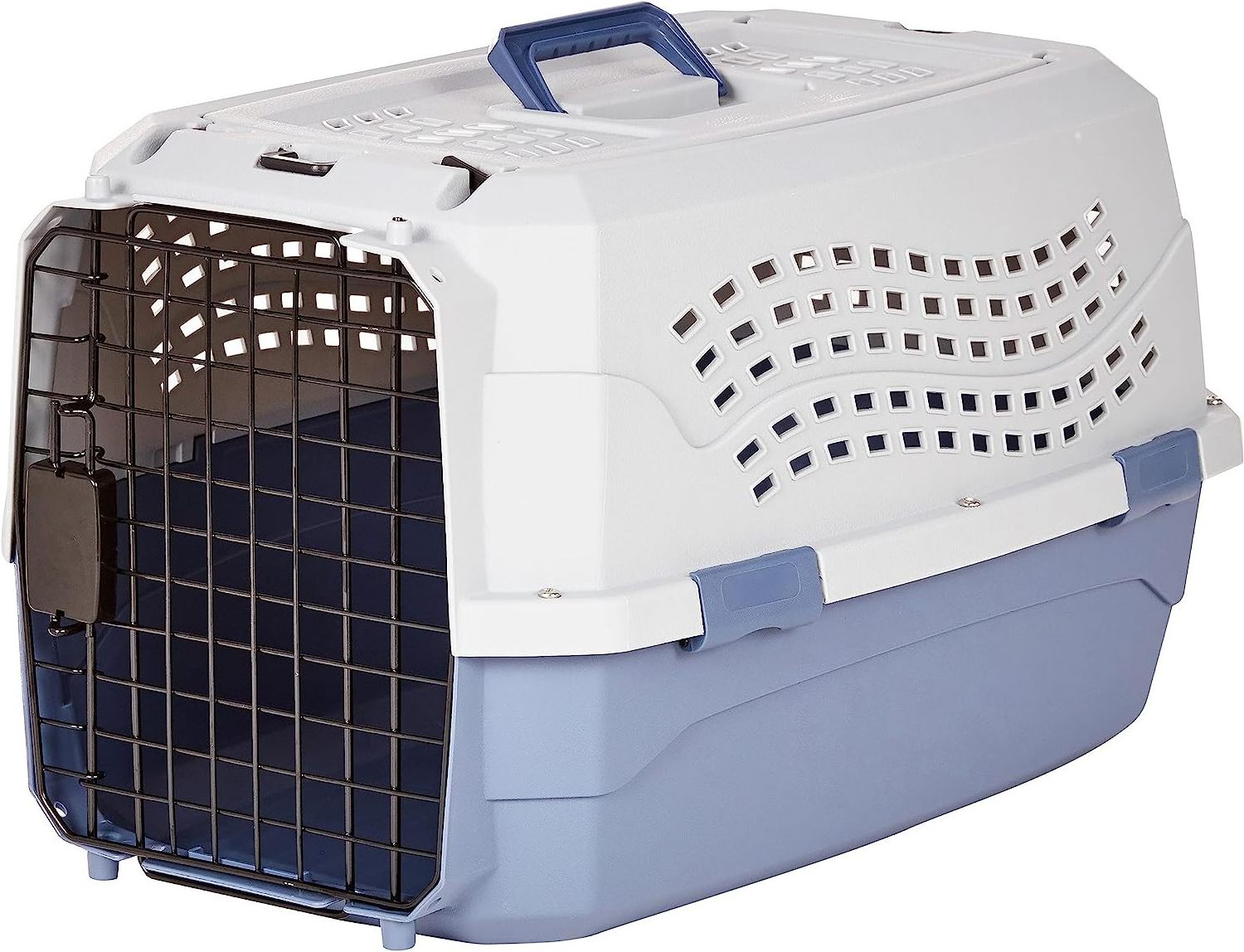 High quality 2-Door Top Load Hard Sided Dog and Cat Kennel Travel Pet Carrier for Cat Dog