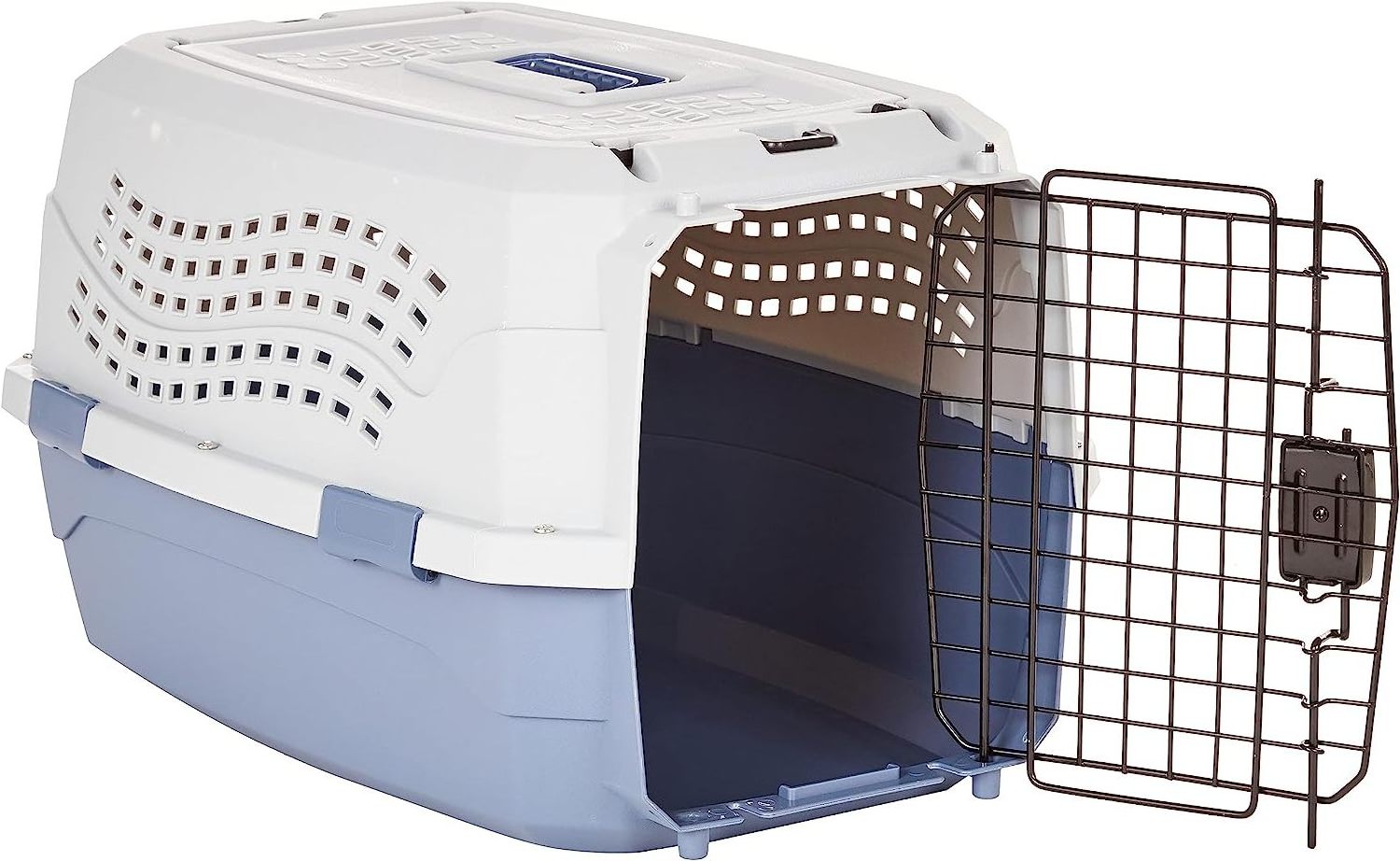 High quality 2-Door Top Load Hard Sided Dog and Cat Kennel Travel Pet Carrier for Cat Dog