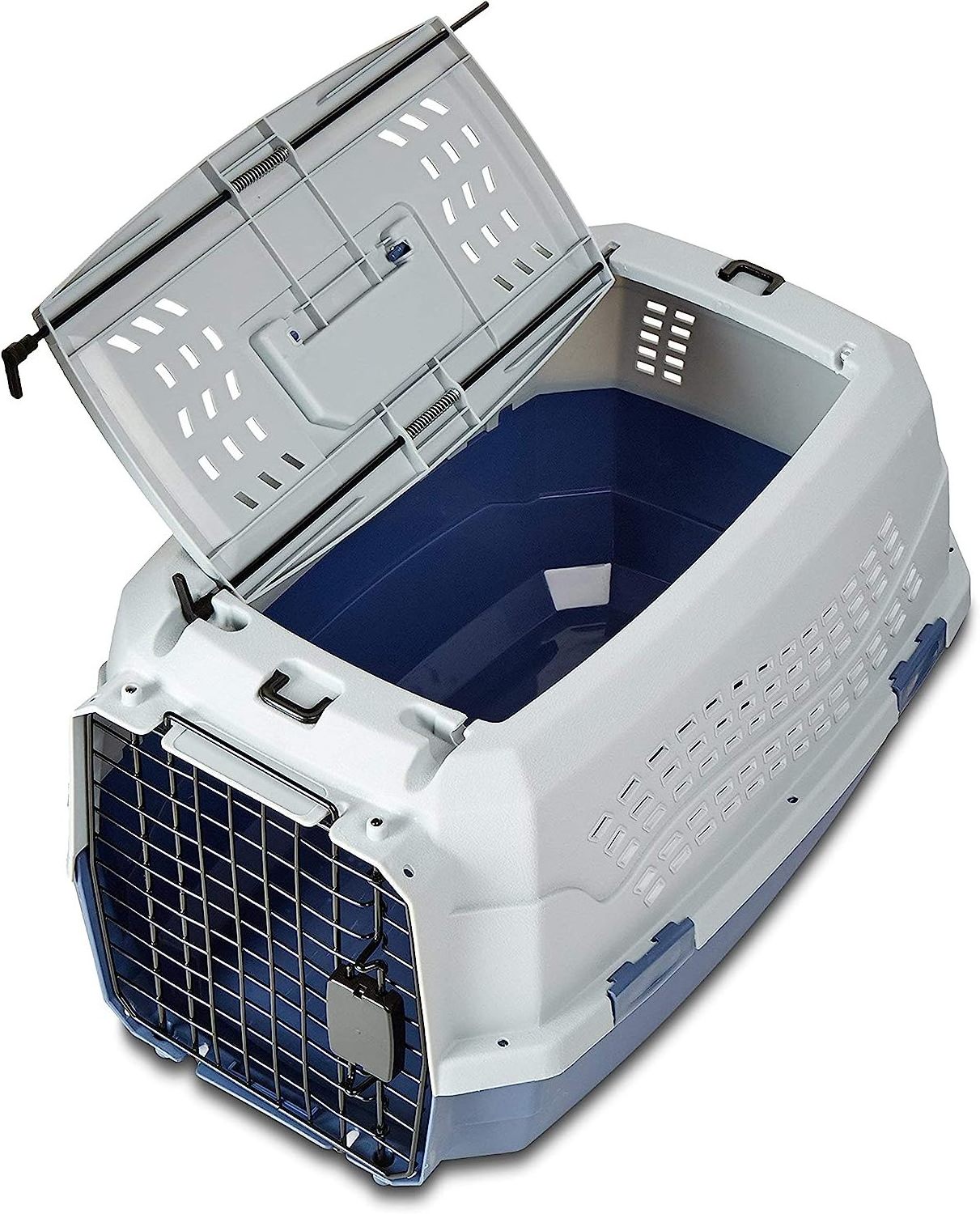 High quality 2-Door Top Load Hard Sided Dog and Cat Kennel Travel Pet Carrier for Cat Dog