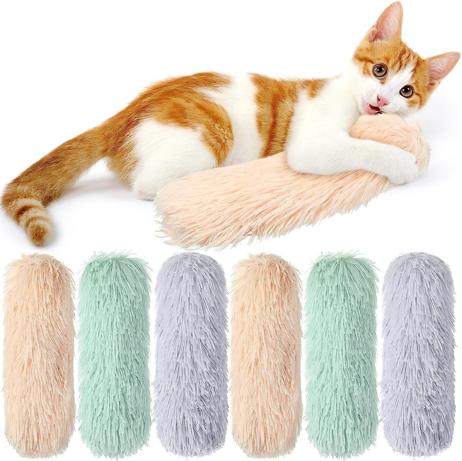 Hot Sale Pet Toys Cat Catnip Toys for Indoor Cat Pillow Interactive Teething Toys for Small Cats Chasing Chewing Exercising