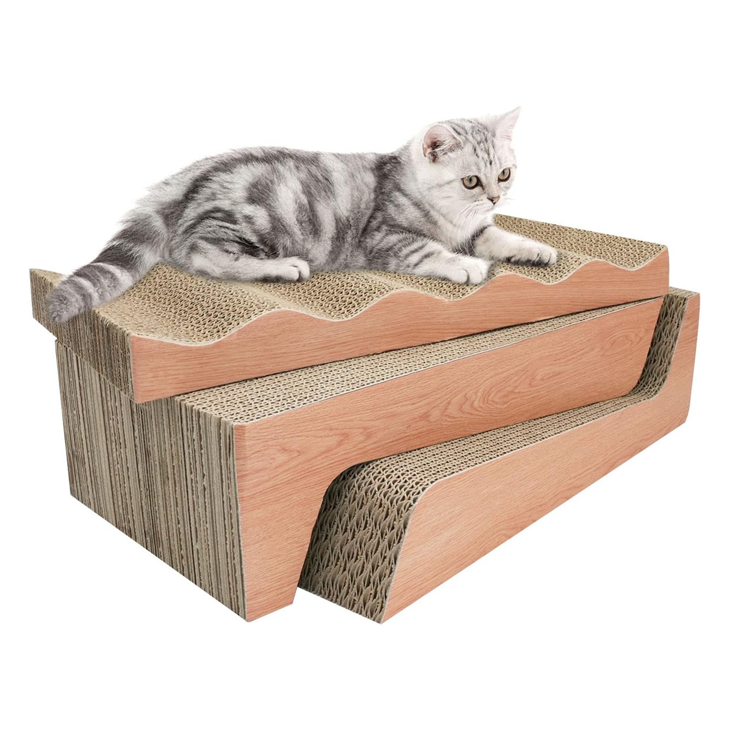 Recycled cat scratcher box eco friendly cat scratcher cardboard cat hous