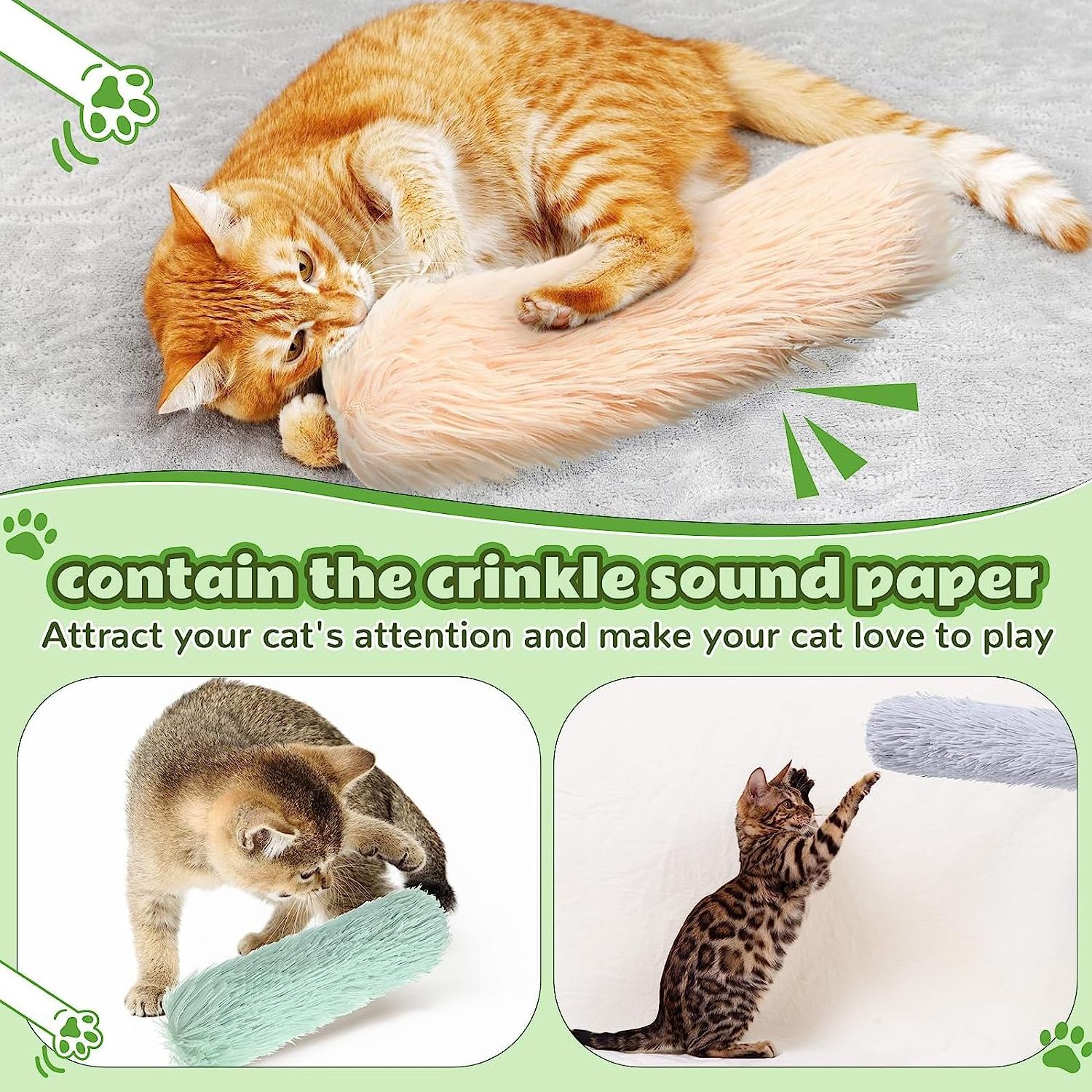 Hot Sale Pet Toys Cat Catnip Toys for Indoor Cat Pillow Interactive Teething Toys for Small Cats Chasing Chewing Exercising