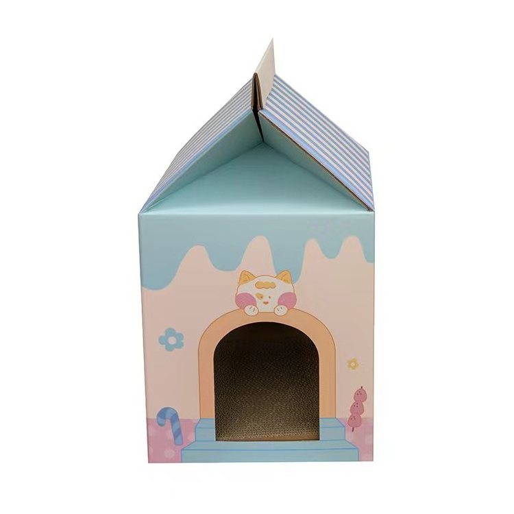 Good quality Cat house cat scratcher cardboard Pet house cat toys scratch pad