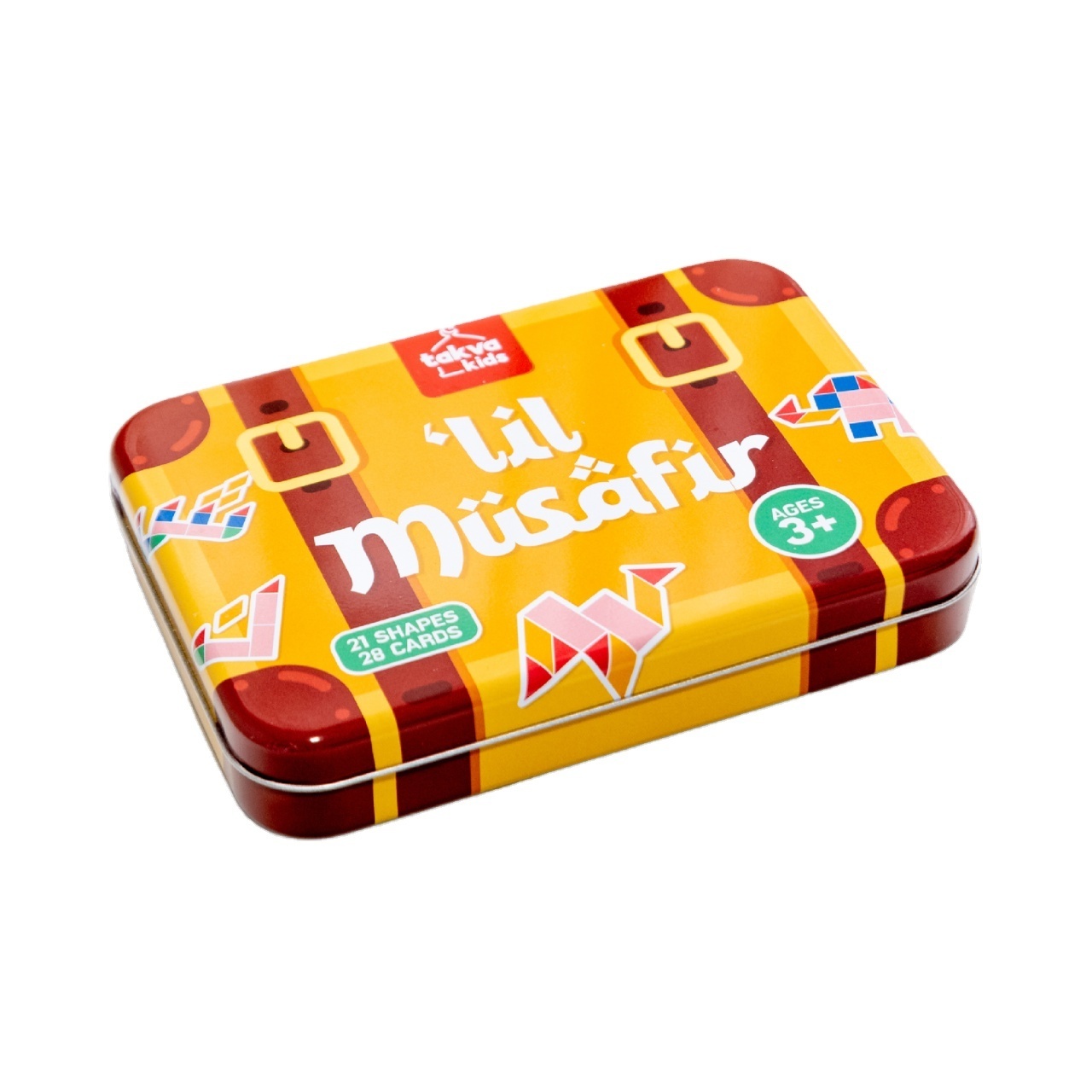 Wholesale Arabic Alphabet Tangram Puzzles Educational Toys Wooden Magnets TAKVA Little Musafir Tangram Set Islamic Kids Toys