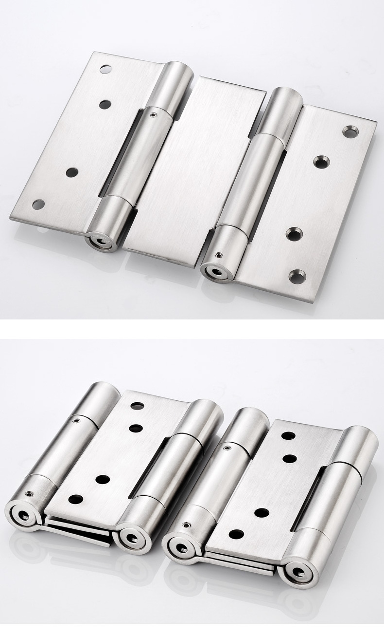 Hot sell door hinge double action hinge stainless steel two way self closing spring hinge