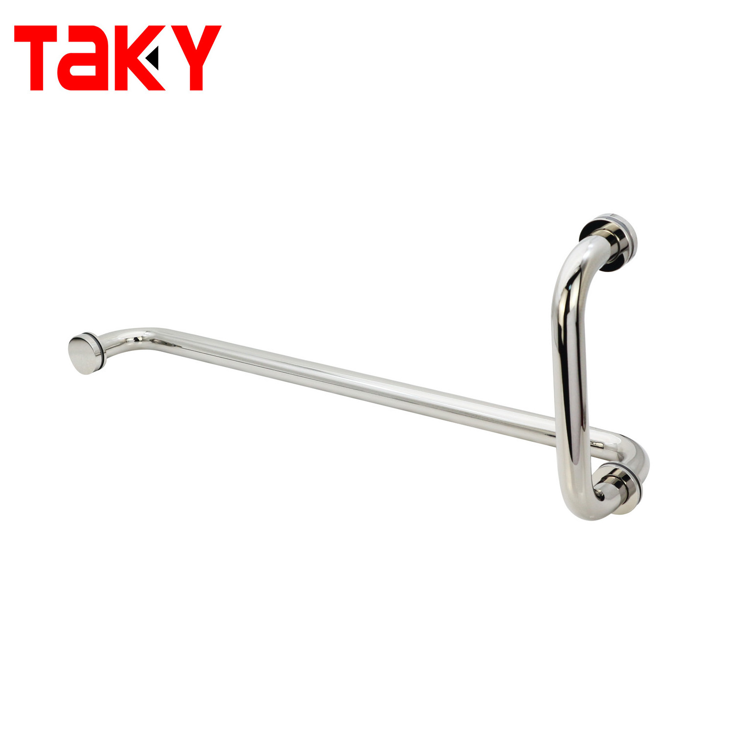 Room bar glass door straight  single sided push handle towel bar pull handle