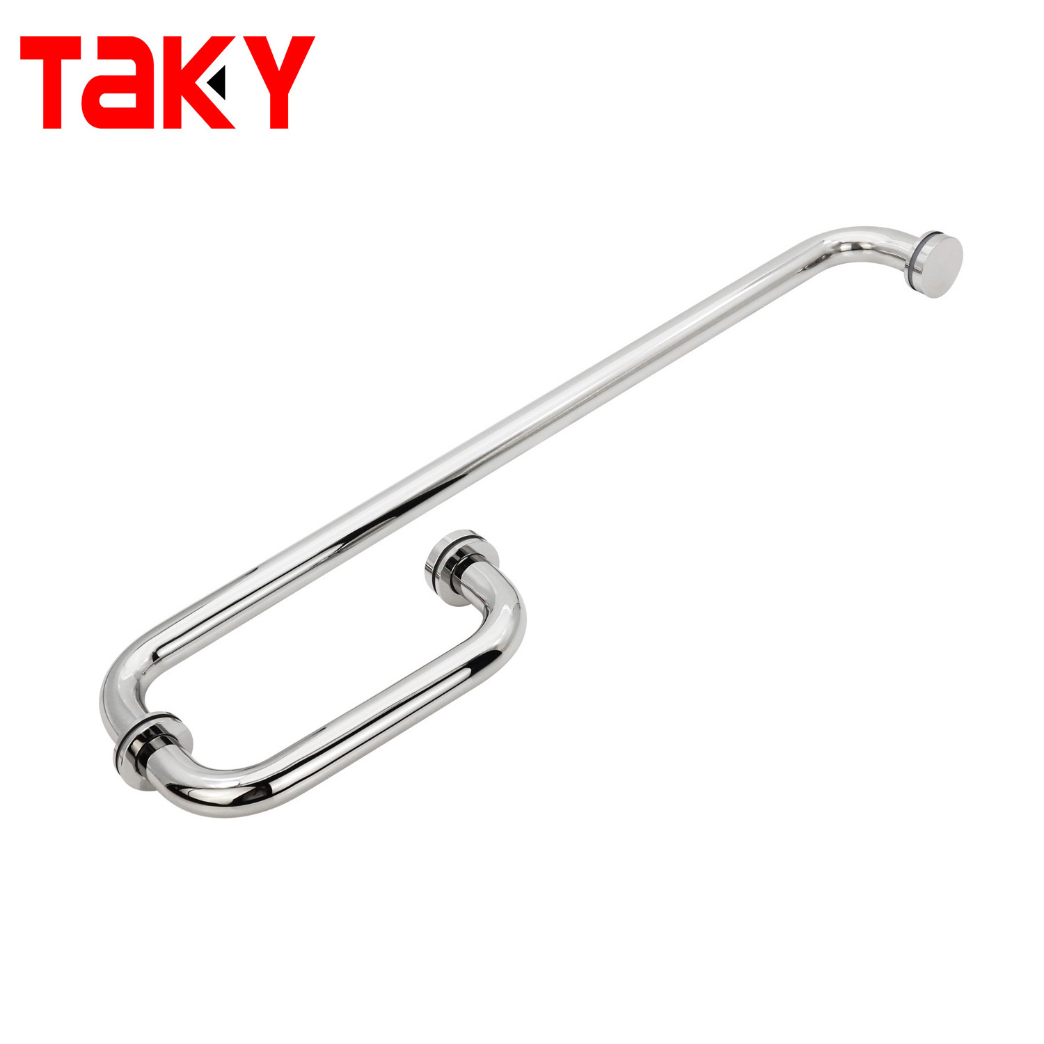 Room bar glass door straight  single sided push handle towel bar pull handle