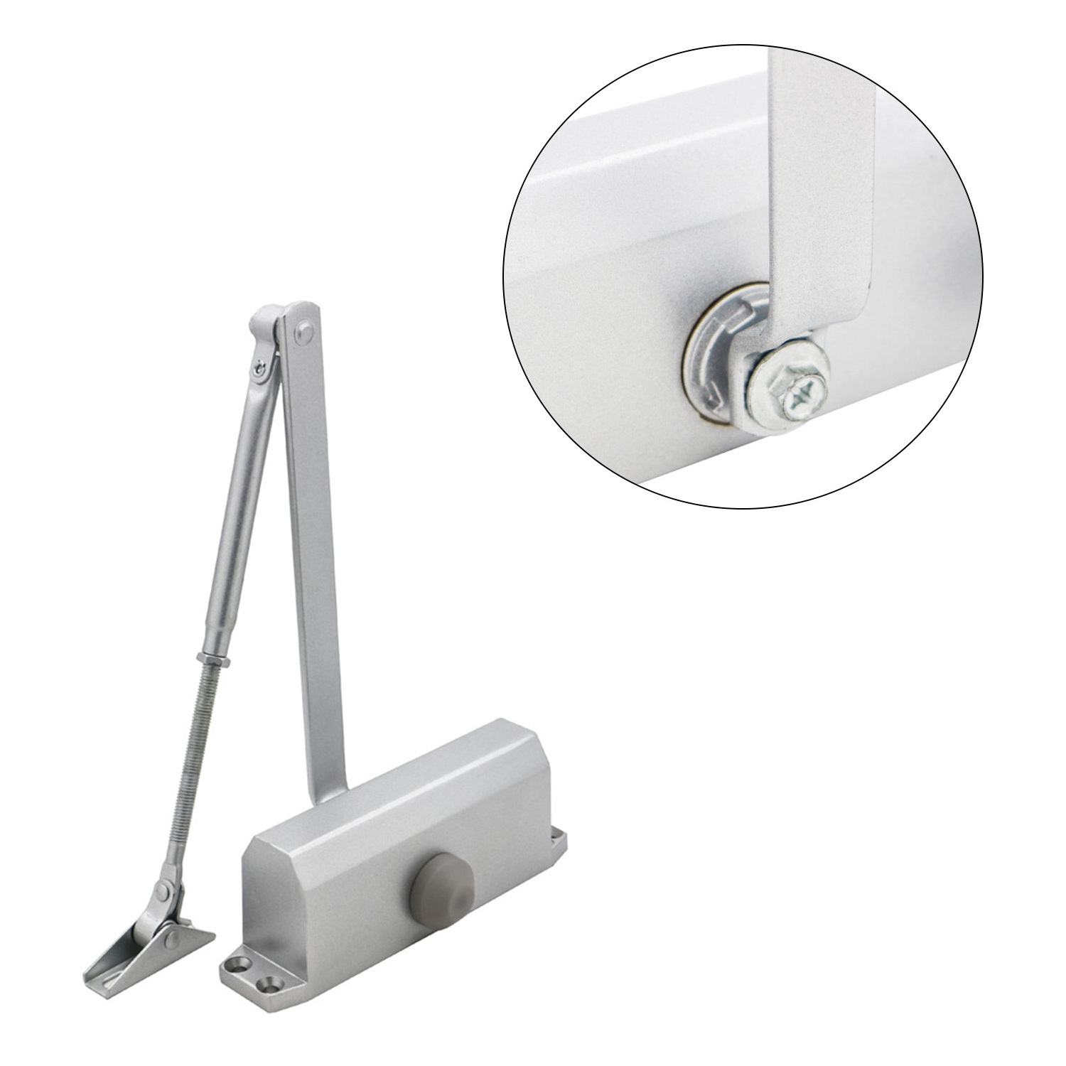 Commercial Standard Overhead Automatic Door Closer45kg 60kg Hydraulic Door Closer