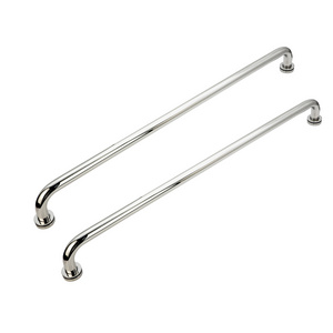 SUS304 Stainless Steel Round Type 18 Inch Chrome Modern Bathroom Towel Bar Rack for Bathroom Towel Holder