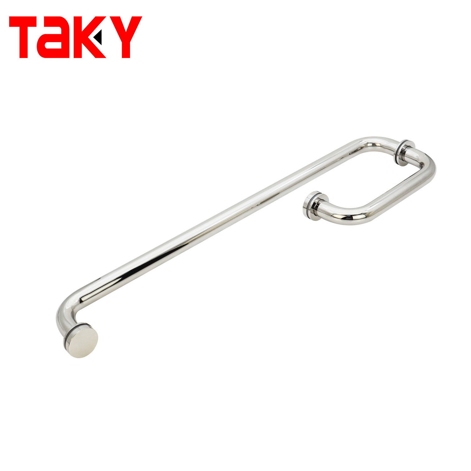 Room bar glass door straight  single sided push handle towel bar pull handle