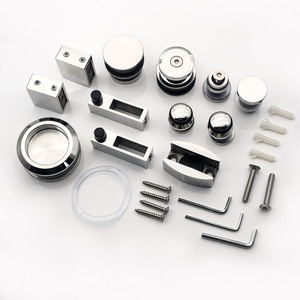 Glass hardware sliding kit for shower room accessories sliding glass door system