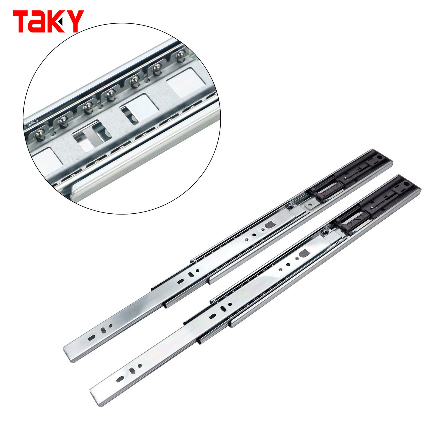 Manufacturing soft close telescopic slide push open full extension channel rails ball bearing cabinet drawer slides