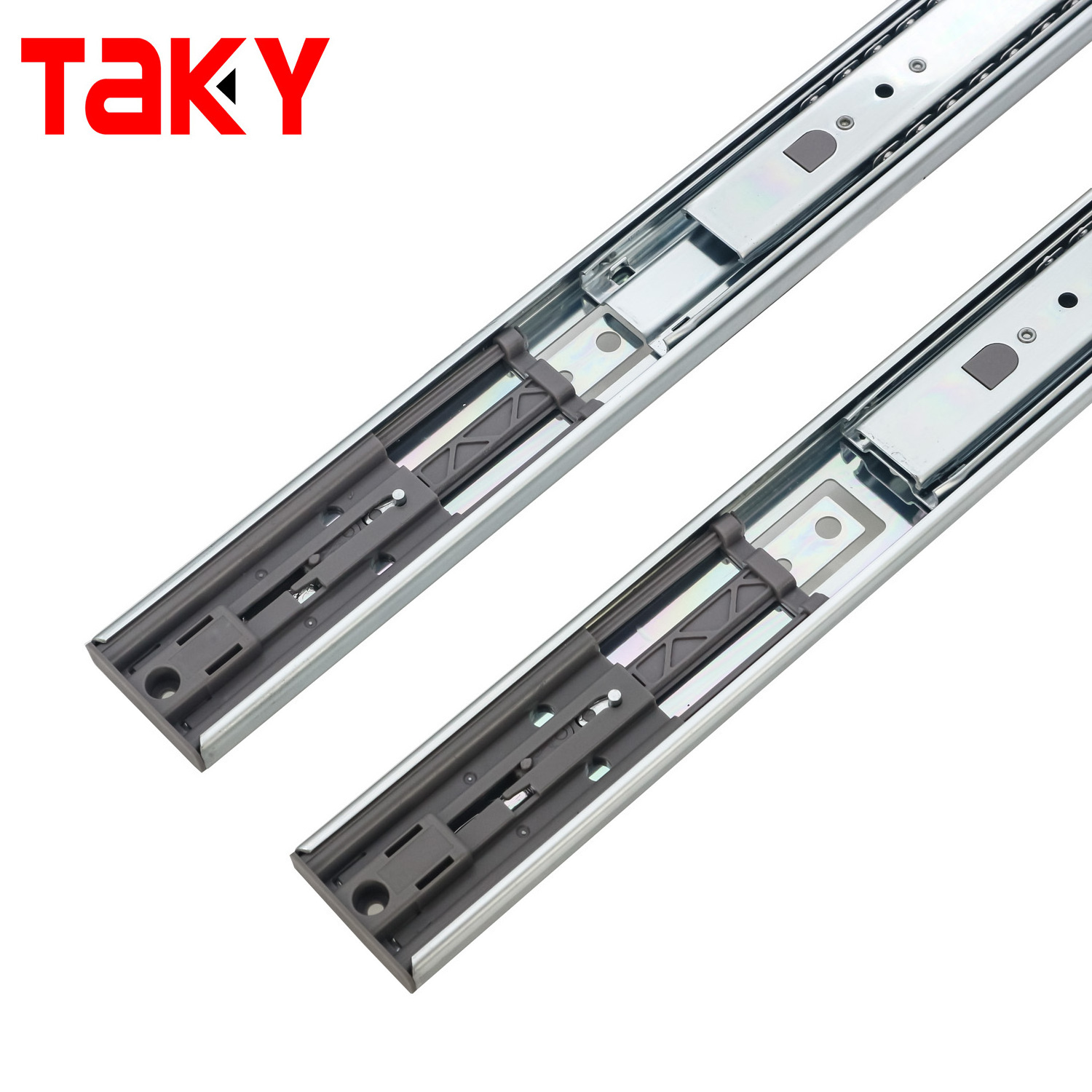 Manufacturing soft close telescopic slide push open full extension channel rails ball bearing cabinet drawer slides