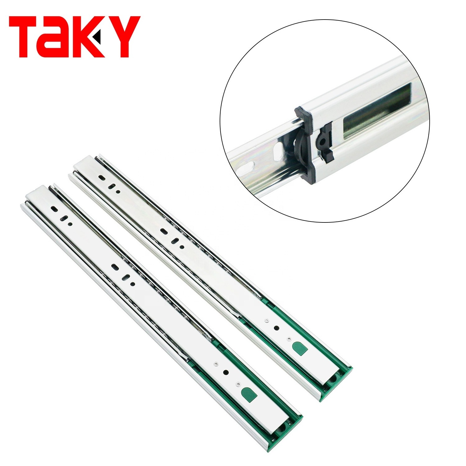 supplier in China push to open drawer runner telescopic channel 12 inches 45mm drawer slide