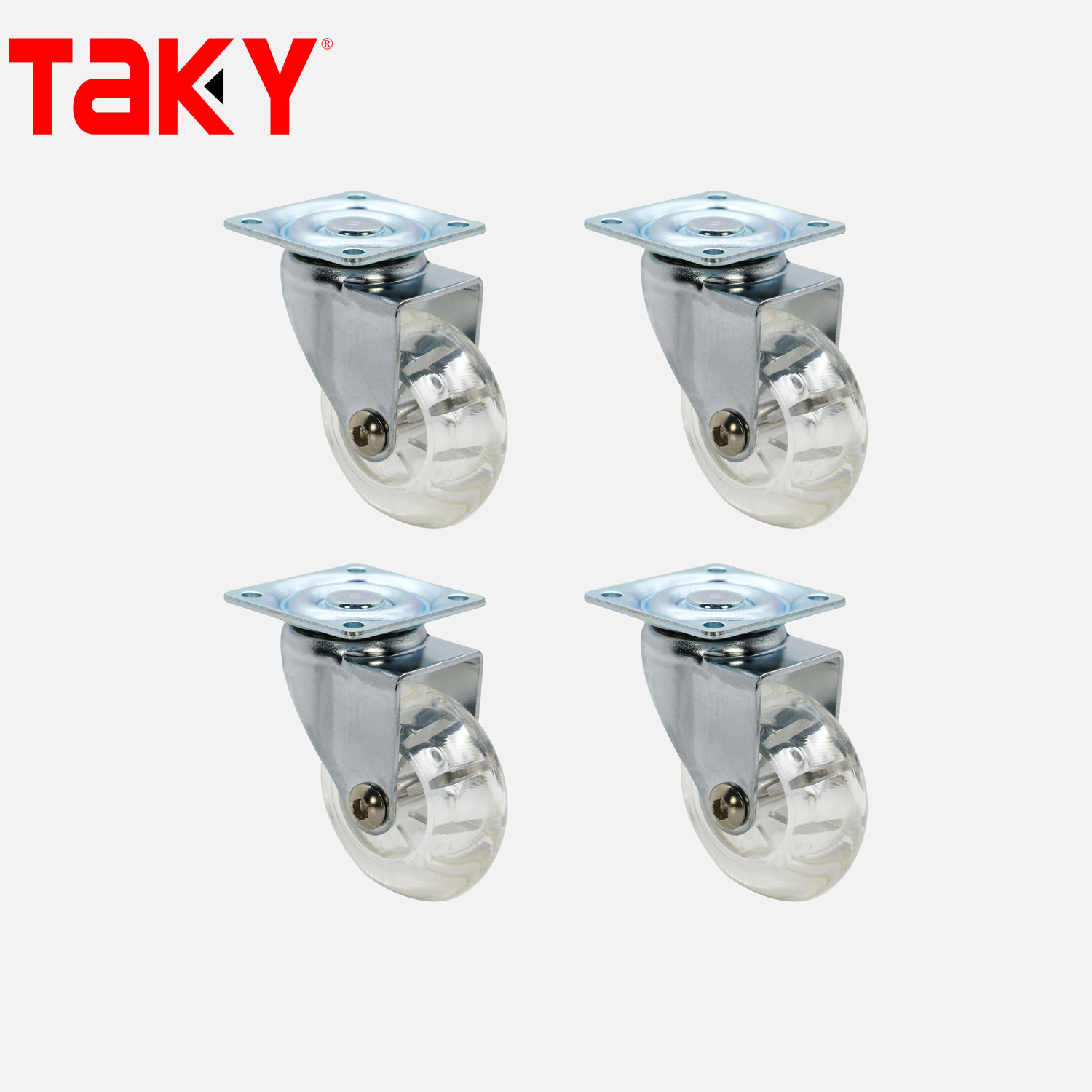 hot sale to Poland heavy duty office chair roller caster transparent furniture wheels