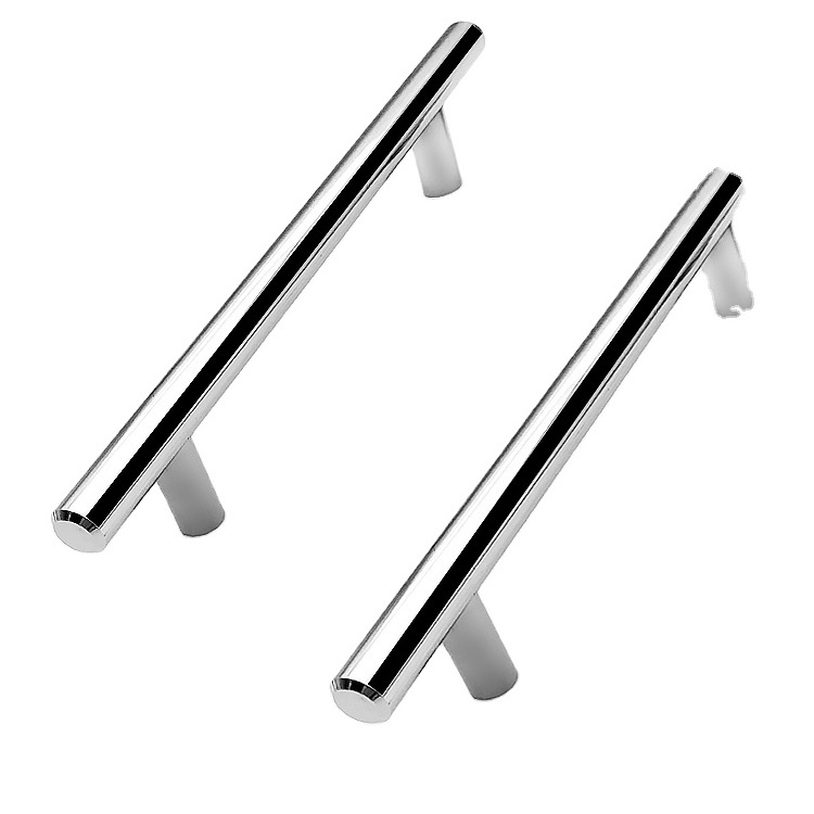 Stainless steel kitchen furniture modern Cabinet door T bar pull handles