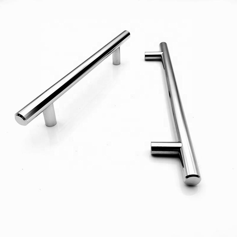 Hot sale stainless steel T bar pull handles cabinet wardrobe furniture handle