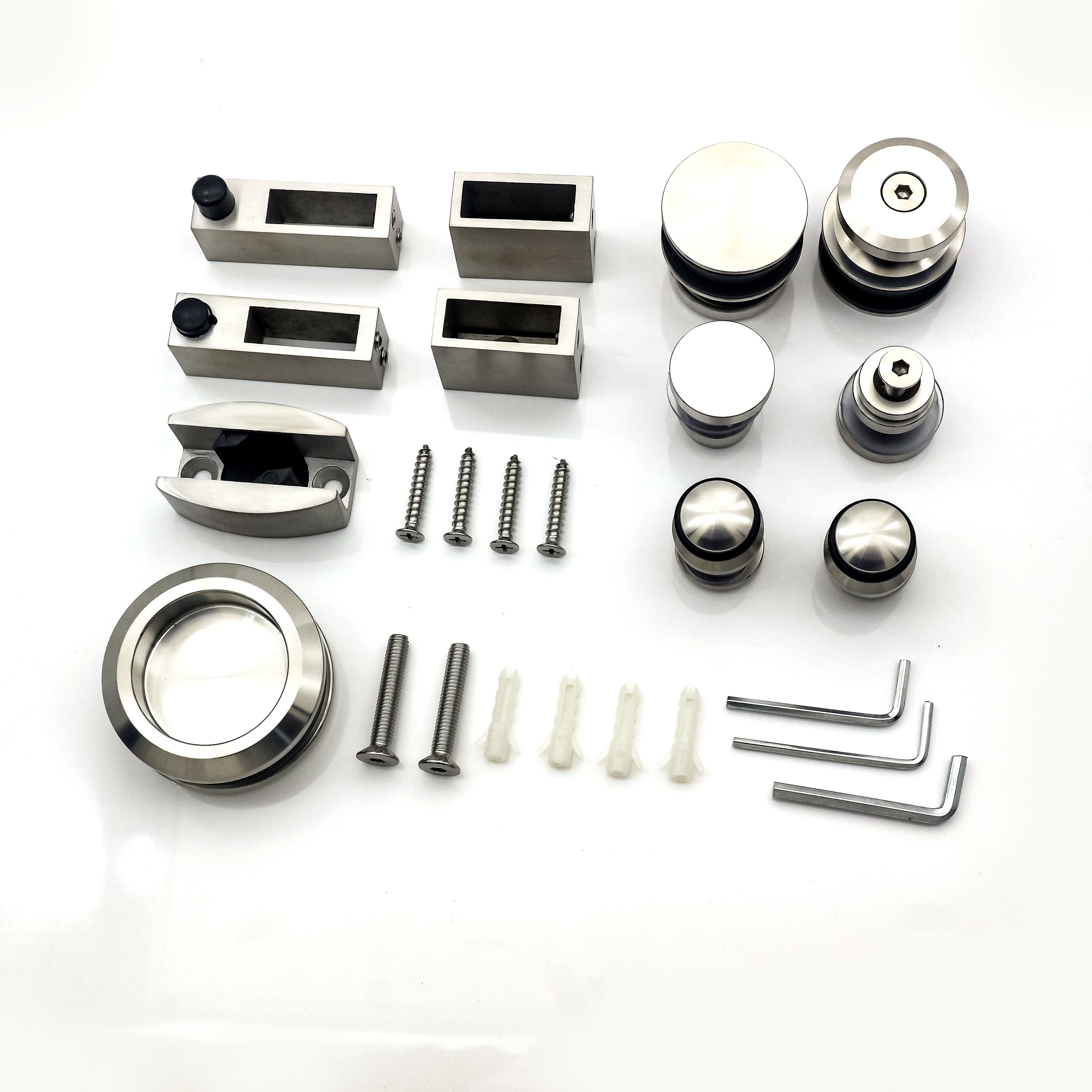 Glass hardware sliding kit for shower room accessories sliding glass door system