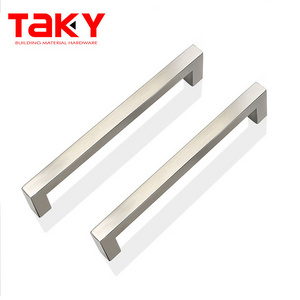 TK-H03 furniture cabinet stainless steel square brushed nickel t bar cabinet pulls handles