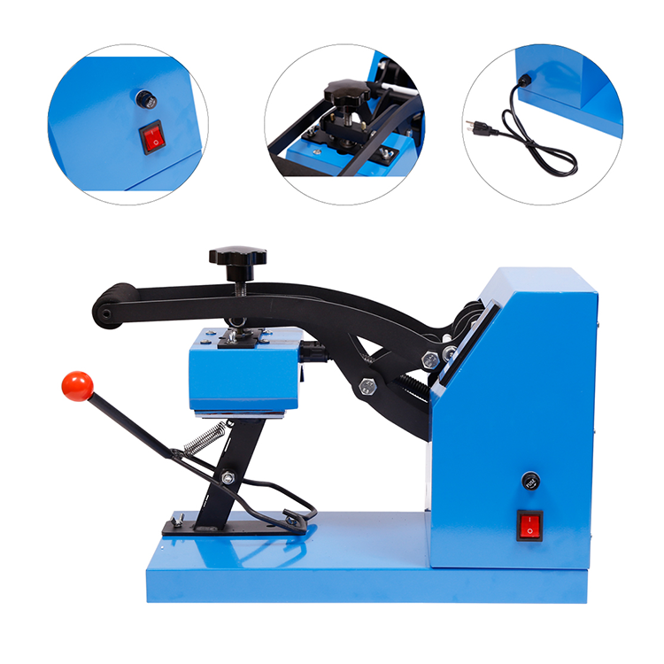 Hat Cap Press Heat Press Machine Professional Transfer Hat Press with 1 Year Life Digital LCD Timer and Temperature Control