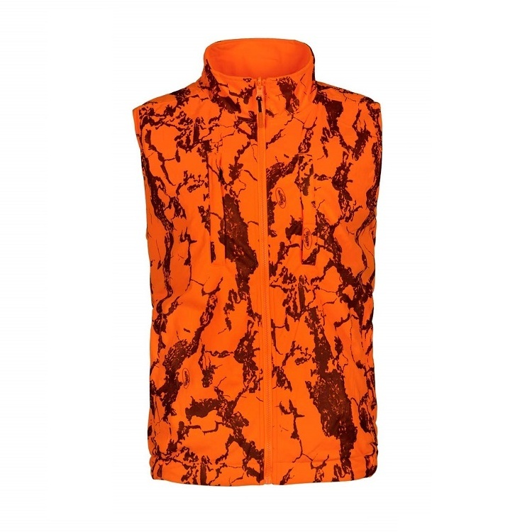 Wholesale Orange Camo Safety Hunting Vest