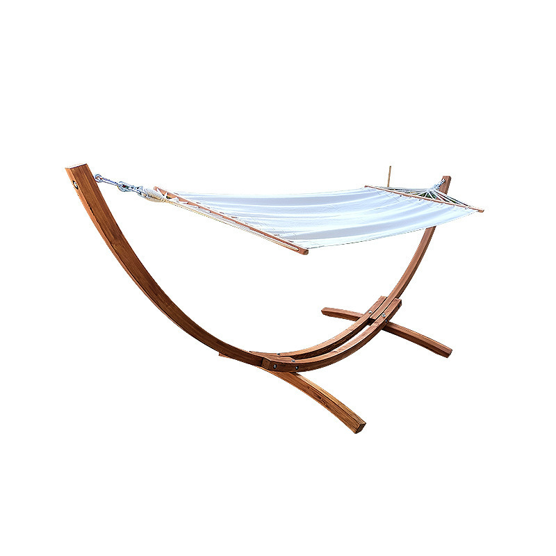 Outdoor Spreader Bar Weatherproof Hammock Sustainable Wood Arc Stand