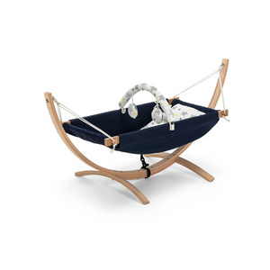 Customized Beech Wood Baby Hammock With Fun Toys