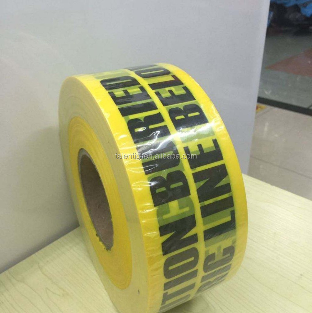 PE Material Non Adhesive Warning Tape For Security Cordon Barrier