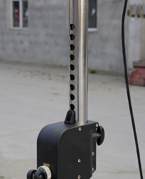 towable LED telescopic tripod balloon work lighting tower mast for road construction