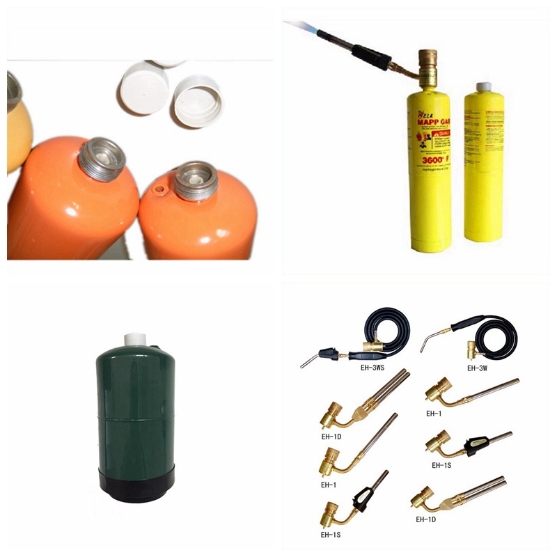 16 oz ST12 steel gas cylinders for mapp pro Gas Torch Style EN ISO11118